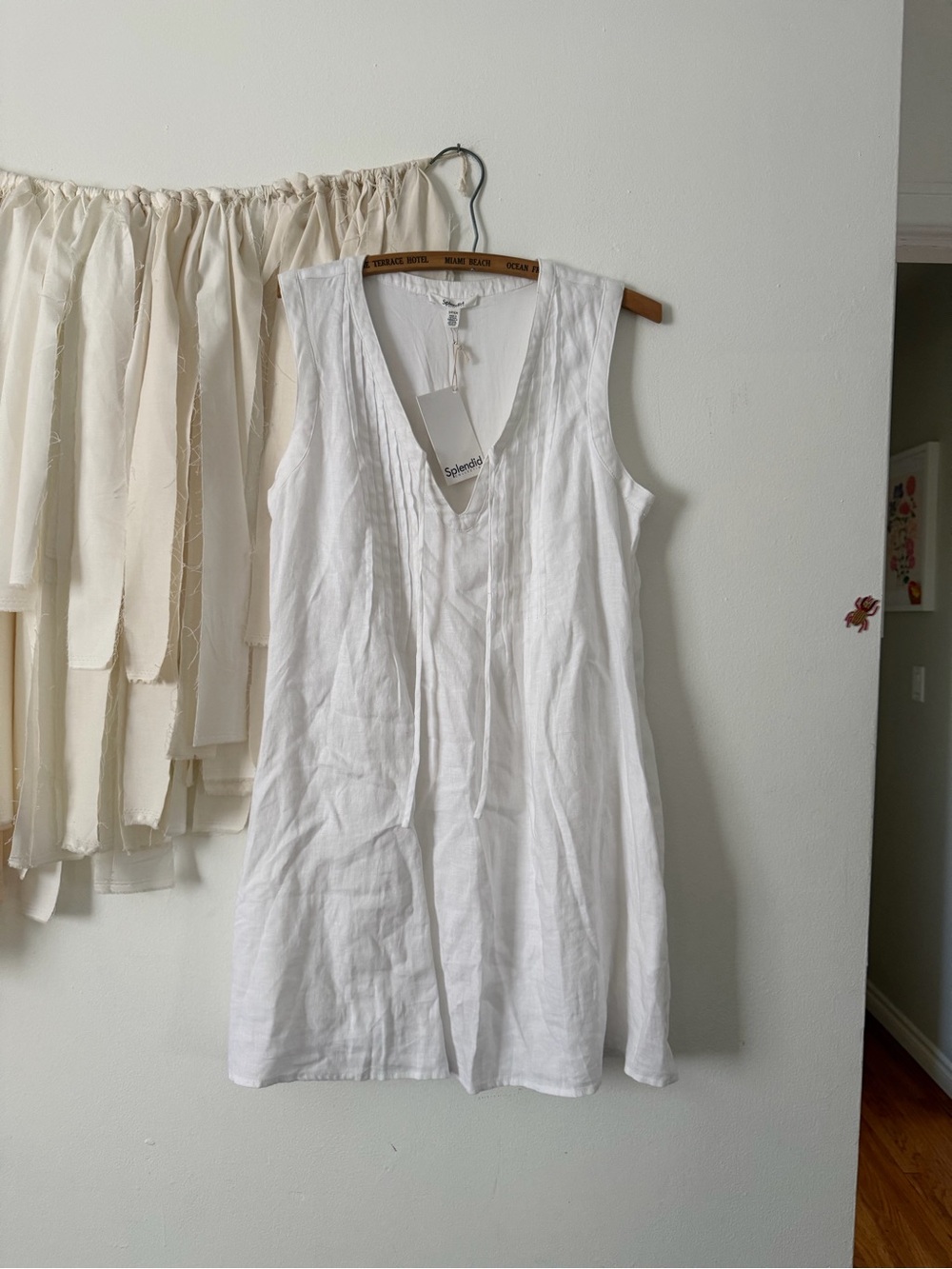 Splendid Stella Linen Mini Dress NWT
